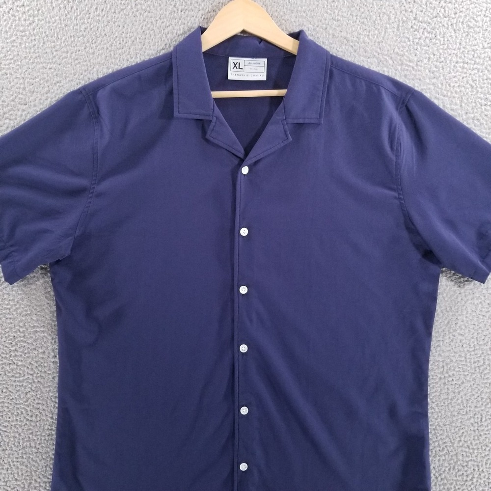 Nashie Shirt Mens XL Blue Performance Swim Pool UPF Camp Outdoor Australia